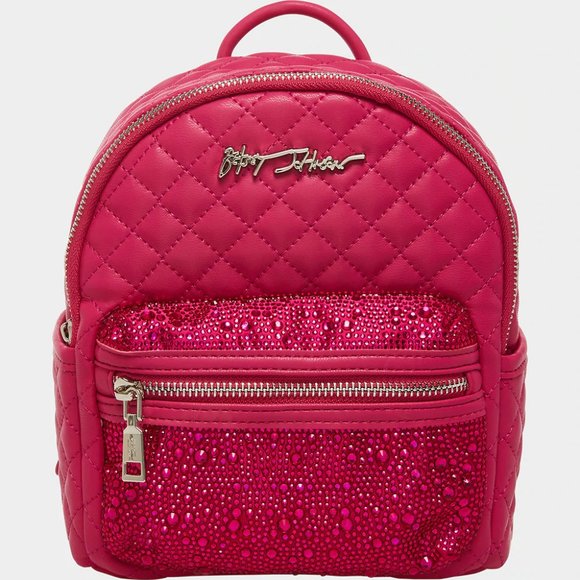 Betsey Johnson Pink and Gold Glam Backpack Betsy Johnson Glam Backpack Betsey Johnson | Mercari main image 4